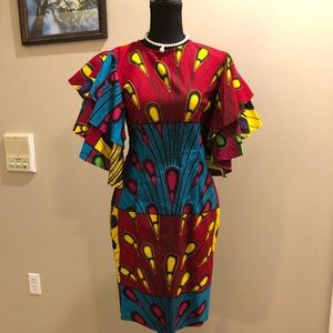 African print ankara dress